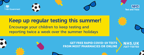 Schools Summer testing reminder