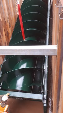 Archimedes screw in place