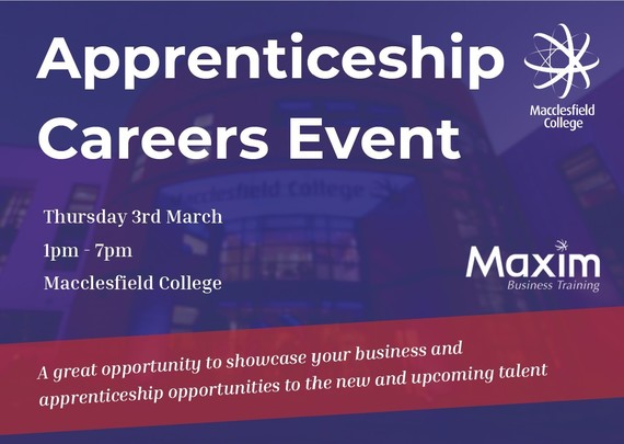 Macclesfield College Apprenticeship flyer
