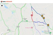 One network roadworks map