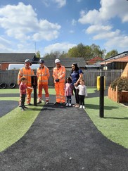 Dunwoody Way donation of push buttons