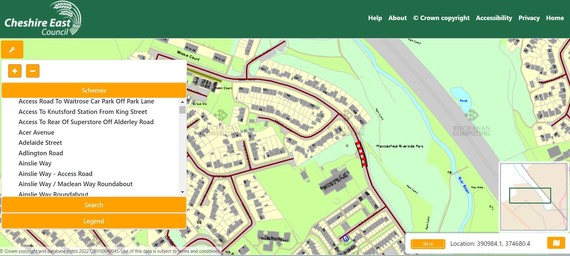 Traffic Order Map system