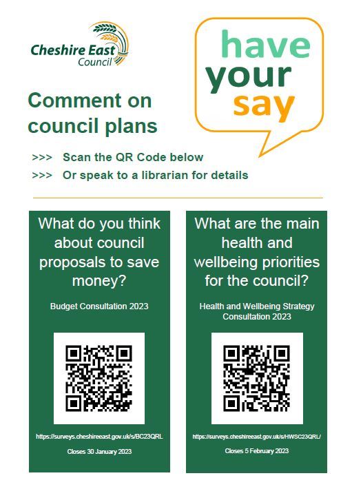 Cheshire East Council ongoing consultations