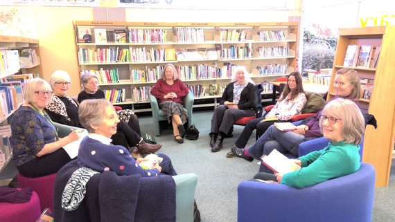 Reading group at Bollington library 