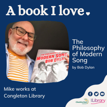 Library staff with book recommendation