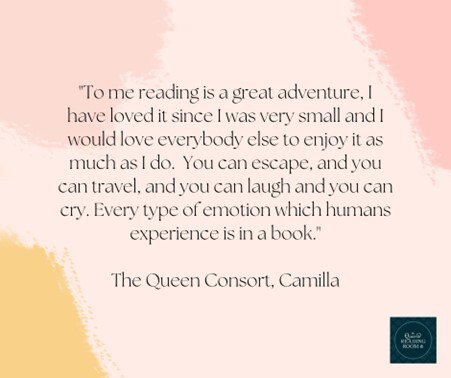 Queen consort quote about reading