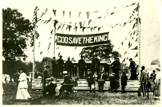 Carnival for the coronation of George V in Wilmslow in 1911