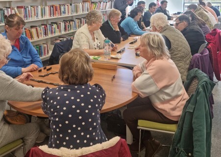 social group at the library
