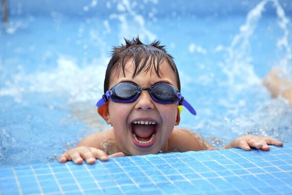 child's leisure swim