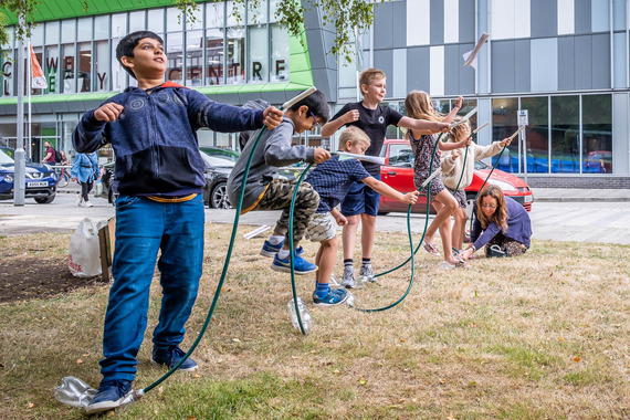 rockets at Crewe library