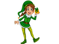 Elf cartoon