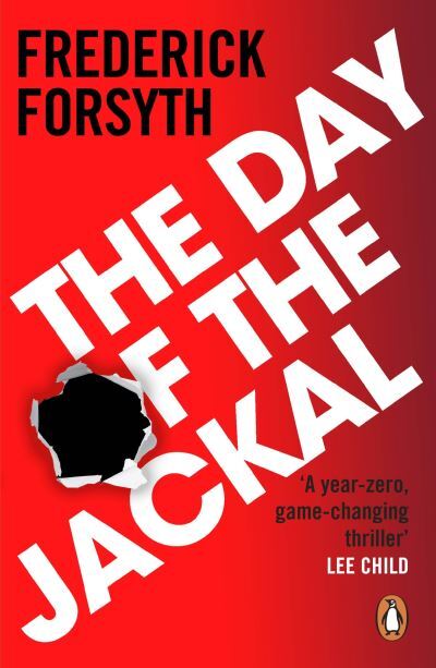 Book cover:  The day of the Jackal
