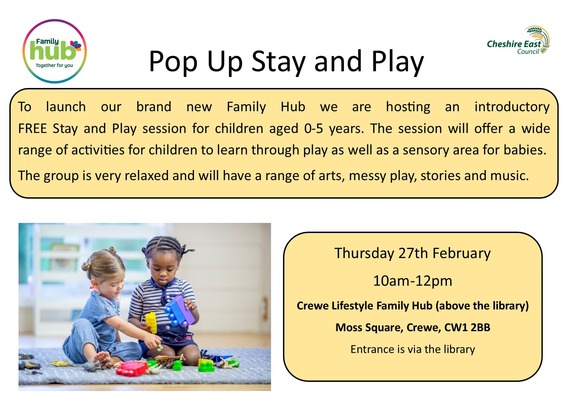 Pop up Stay and Play