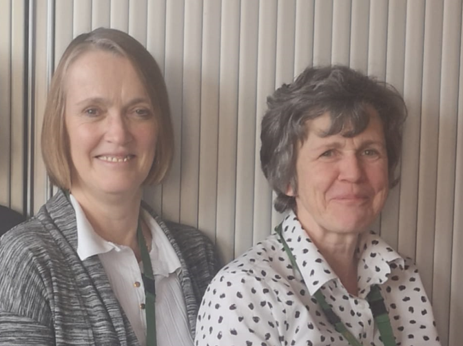 Julie Newman and Janey Allen 