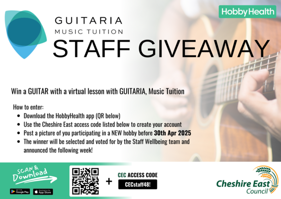 Hobbyhealth graphic including details of the staff competition. These can all be found in the accompanying article.