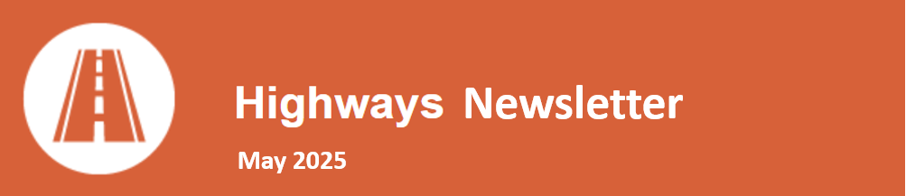 Newsletter title bar - May 2025