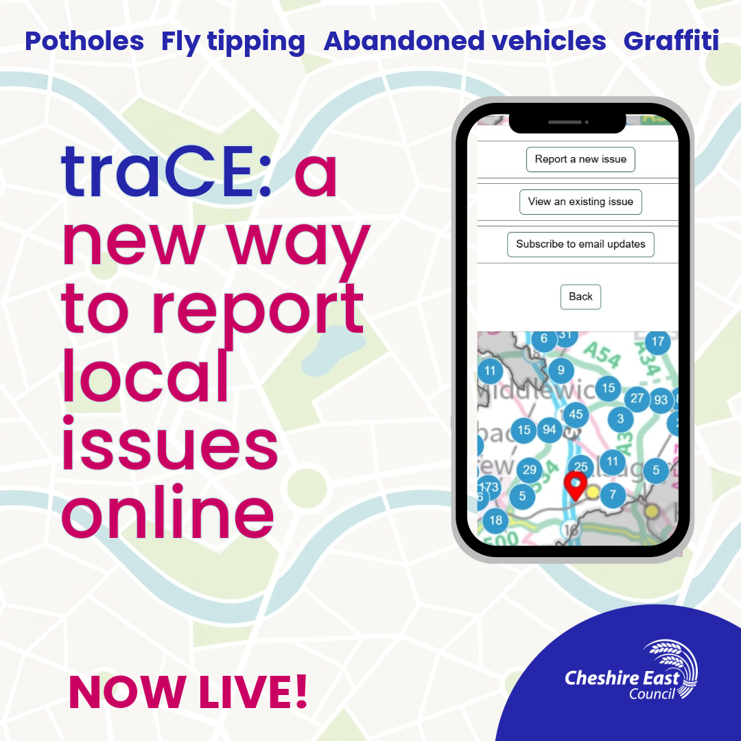 traCE: a new way to report local issues online. Now live. 