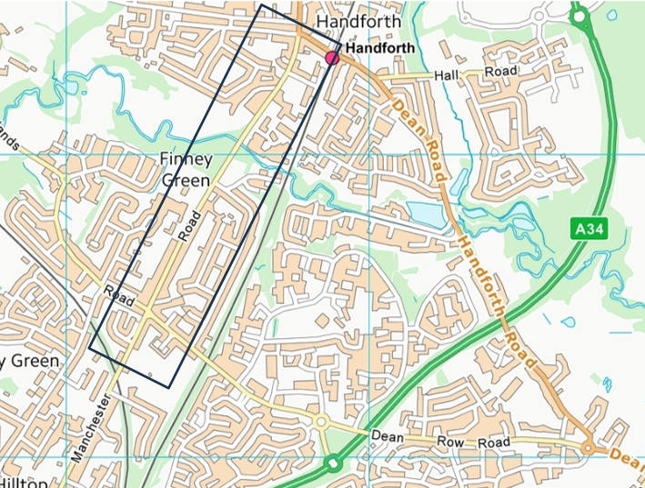 Manchester Road, Map