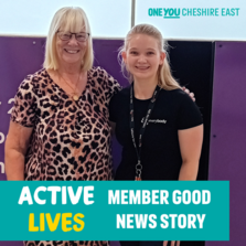 Carol and Holly smiling together