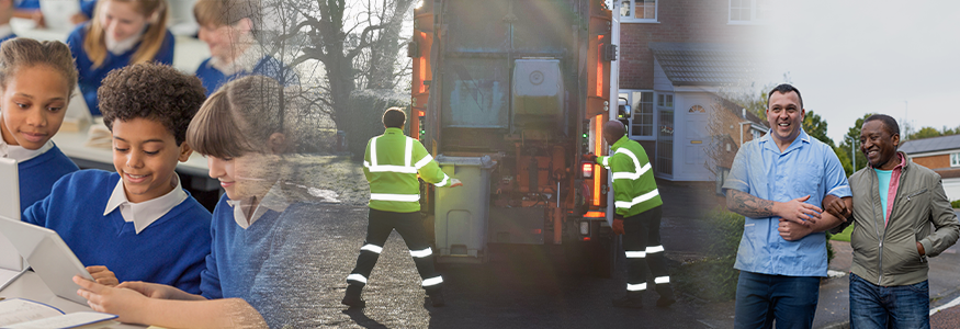 Collage of council services