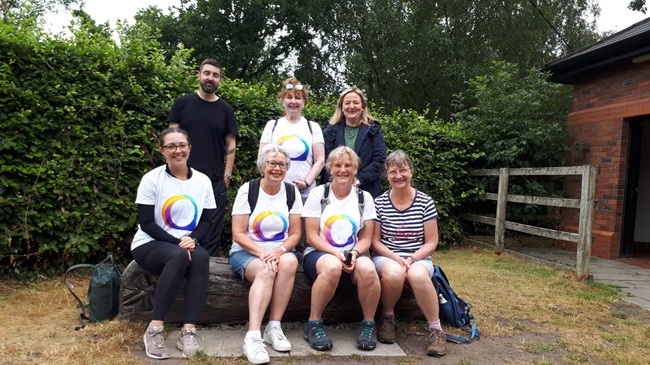 CEAT team on their last fundraising walk