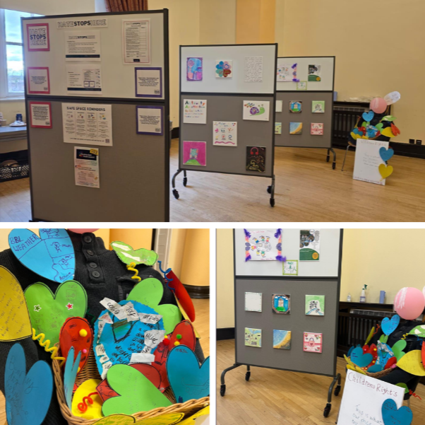 Photos from children's rights activity's