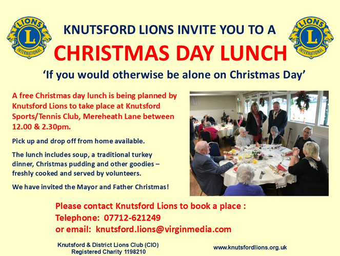 Knutsford Christmas lunch 