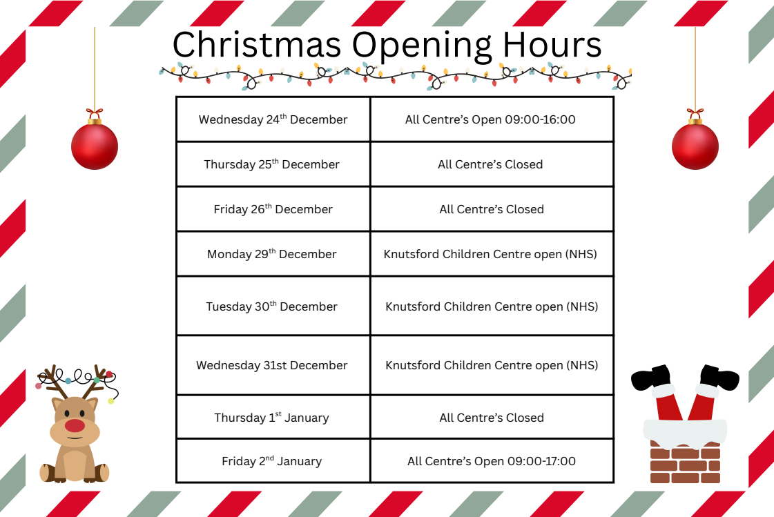 Christmas Opening times 