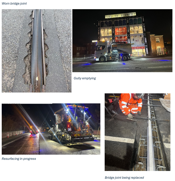 Gas Road Bridge works in progress