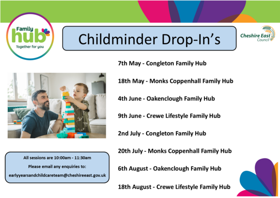 Childminder drop-in flyer