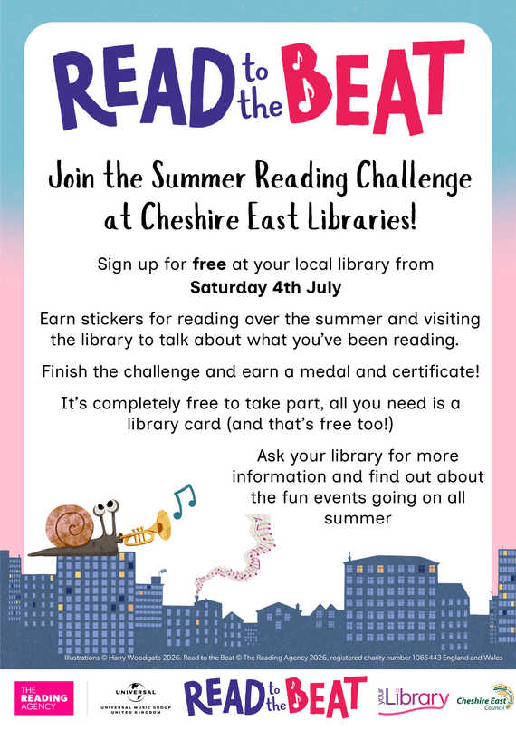 Summer Reading Challenge Flyer