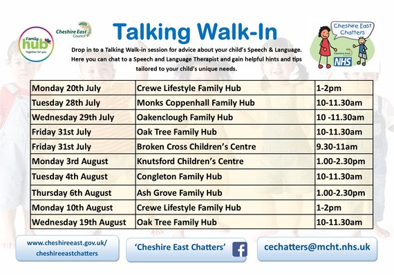 Talking walk-in flyer
