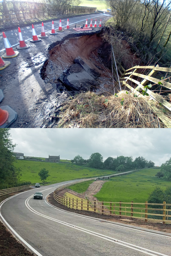 Macclesfield Road Before and After