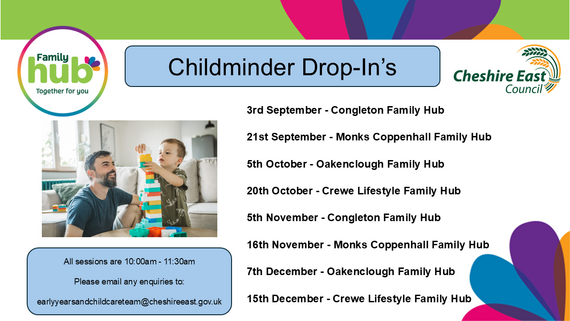 Childminder drop in flyer