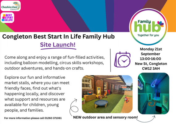 Congleton hub opening flyer