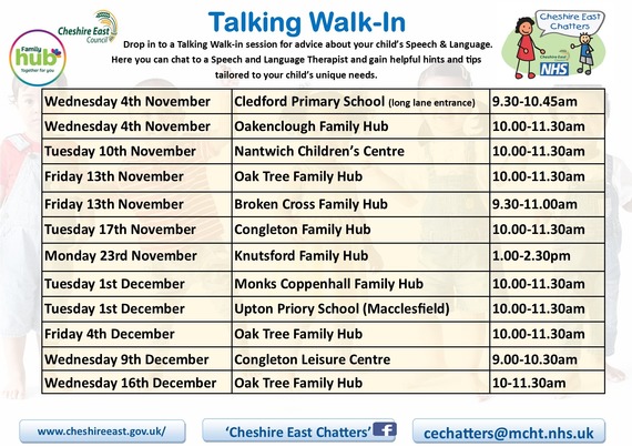 Talking walk in flyer