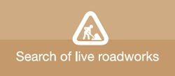 Search live roadworks