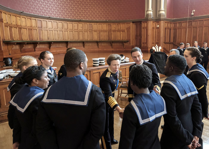 HRH The Princess Royal and Cadets