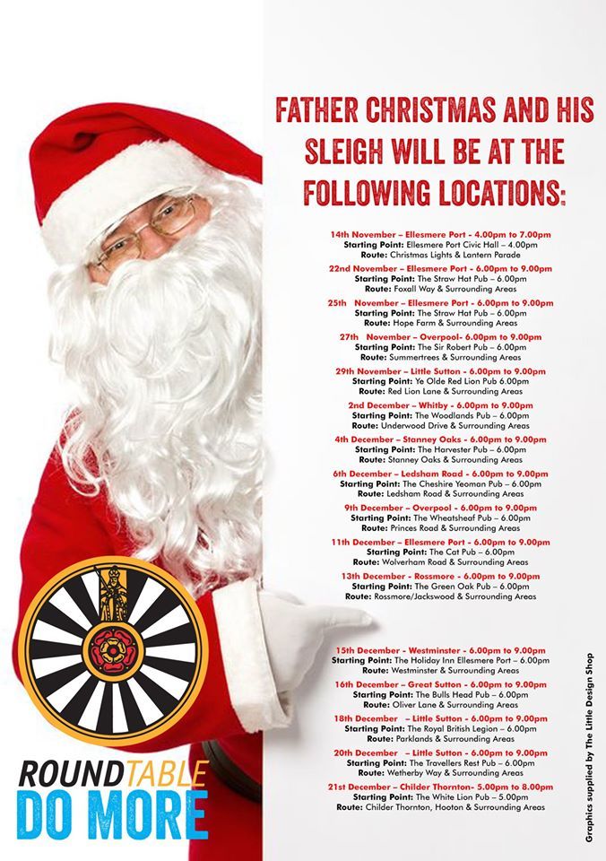 Round Table - Santa Sleigh Dates