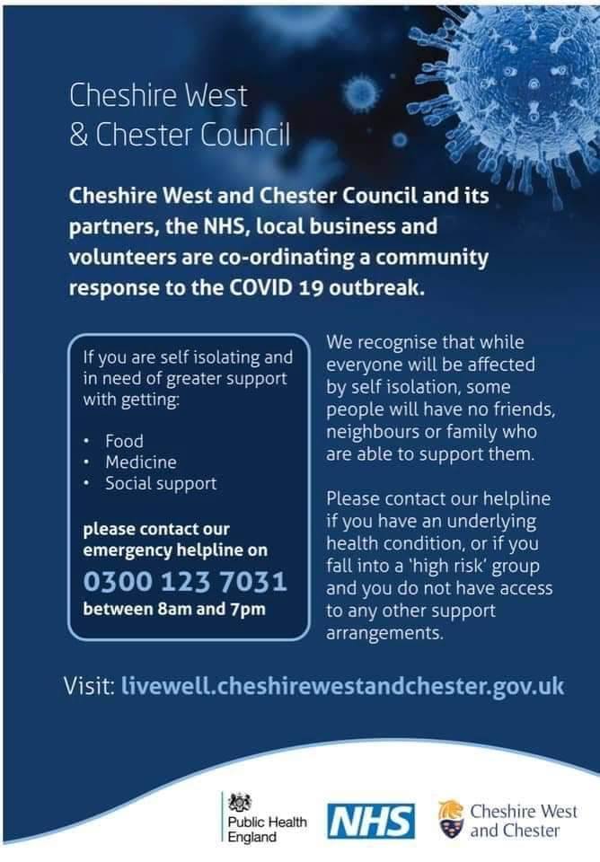 Covid NHS and Council Poster