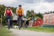 Cycling by canal
