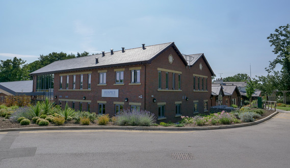 A picture of the Hospice of the Good Shepherds building