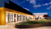 Artist impression of the new design of Ellesmere Port Market