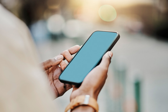 Mobile phone in hands