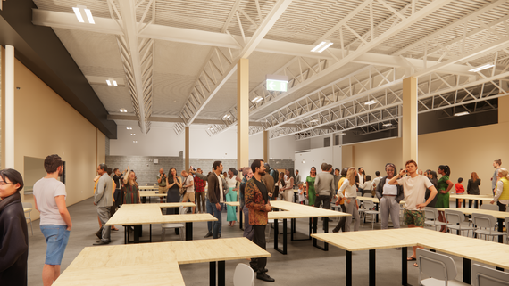 Ellesmere Port fleamarket artist's impression