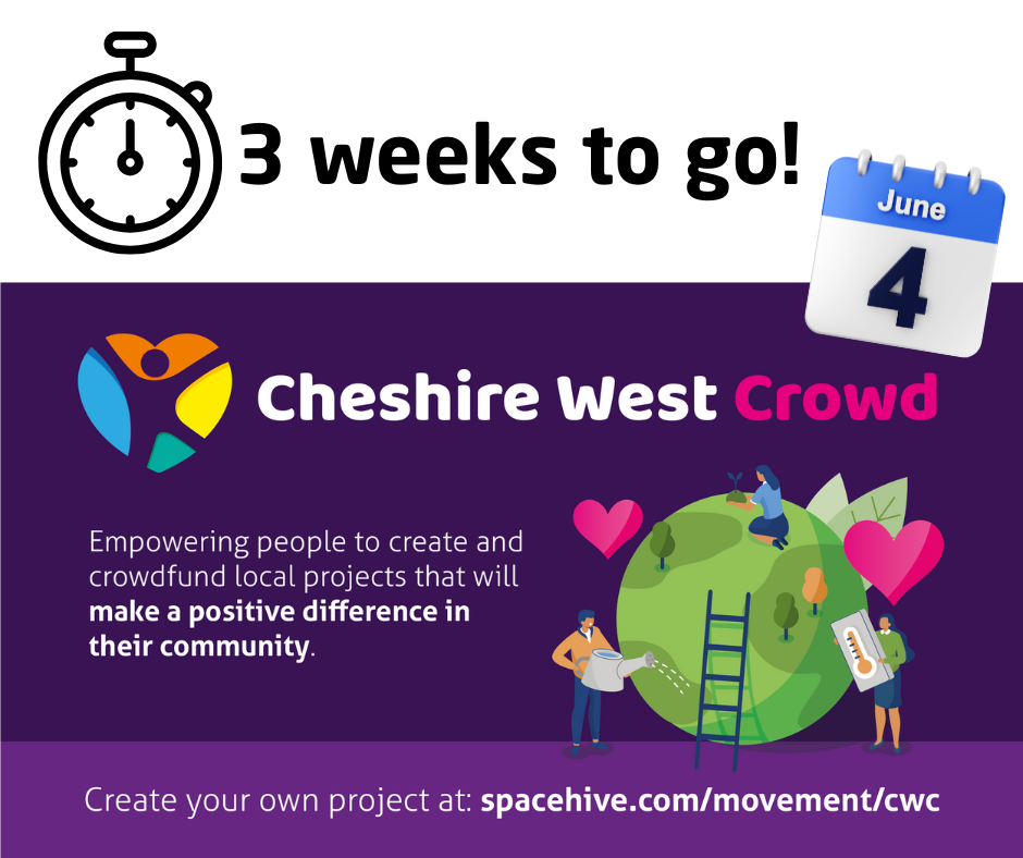 Cheshire West Crowd Three Weeks to go