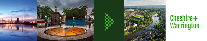 Devolution banner Cheshire and Warrington imagery