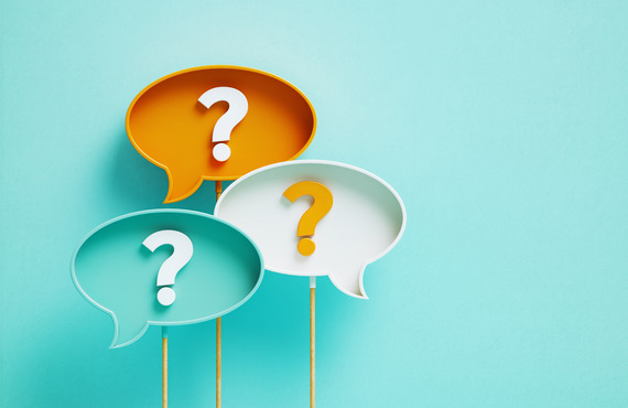 FAQ icon with speech bubbles