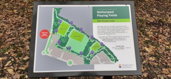 Picture of signage in a local park