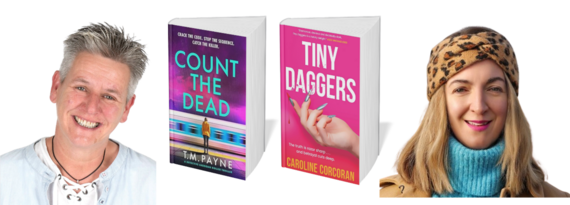 Payne Corcoran crime fiction evening